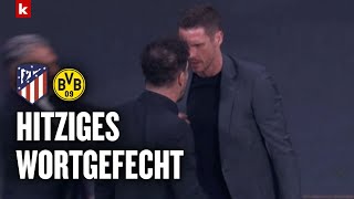 Zoff an der Seitenlinie Kehl über den Streit mit Simeone  Atletico Madrid  BVB 21 [upl. by Ardnossak]