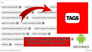 Consigue las mejores etiquetas para Youtube Si eres nuevo en la plataforma te ayudara mucho [upl. by Arocahs637]