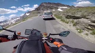 Col de lIseran on a KTM 1290 Super Duke R│SWISSBIKER [upl. by Nesaj64]