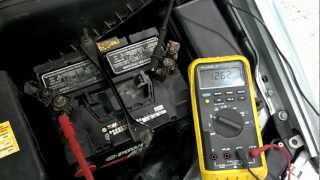 Battery Load Test With a Multimeter [upl. by Shelby634]