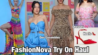 BIG SUMMER TRY ON HAUL  FashionNova [upl. by Nevins]