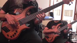 Moscato bass fanned fret fretless [upl. by Hinson922]