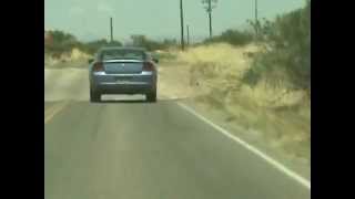 Dodge Charger Gets Air On Highway [upl. by Gibbon]