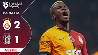 Vestel  Galatasaray 21 Beşiktaş  HighlightsÖzet  Trendyol Süper Lig  202425 [upl. by Placidia475]