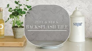 How to Install Peel and Stick Backplash Tiles [upl. by Divod519]