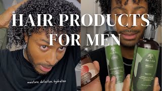 Some Of The Best Hair Products For Men Curly Hair Products [upl. by Critta]