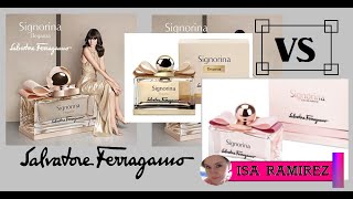 Salvatore Ferragamo SIGNORINA ELEGANZA VS SIGNORINA EDP  Comparación de perfumes  SUB [upl. by Marr]