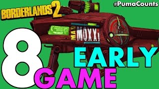 Top 8 Best Early and Low Level Guns and Weapons in Borderlands 2 PumaCounts [upl. by Alimhaj]