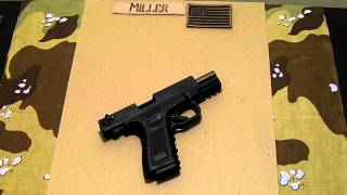 ISSC M22 PISTOL  22 CALIBER GLOCKLIKE TRAINER [upl. by Ailil452]