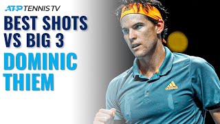 Dominic Thiem Amazing Shots amp Rallies vs The Big Three [upl. by Jennilee]