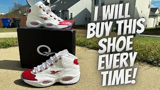 Reebok Question Red Pearlized Toe 2024 Review amp On Feet [upl. by Monney]