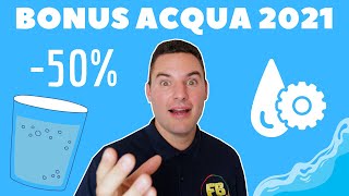 Come funziona il BONUS ACQUA 2021 e come richiederlo [upl. by Princess]