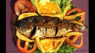 Dorade au four  Baked fish recipe [upl. by Yila453]