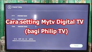 Cara setting Mytv Digital TV bagi Philip TV [upl. by Bergquist]