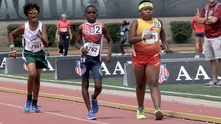 WILD 11YearOld Jr Olympic Games Race Walk Finish [upl. by Carlyle]