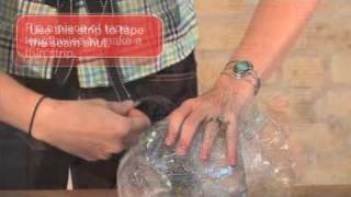 How to Create a Tape Sculpture  Plastic Wrap Method [upl. by Tinaret898]