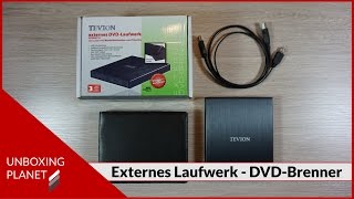 Externes Laufwerk und DVDBrenner  Unboxing Video [upl. by Rofotsirk620]