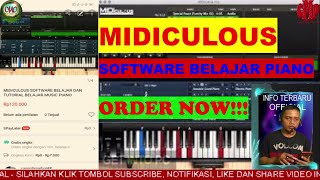 🔥JUAL MIDICULOUS SOFTWARE BELAJAR PIANO  MIDICULOUS MURAH DAN FULL VERSION NO PAWORD [upl. by Sharline533]