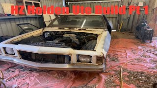 HZ Holden Ute BuildProject Pt1 [upl. by Dorita]