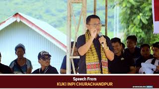 KUKI INPI CHURACHANDPUR  SPEECH [upl. by Aohsoj365]