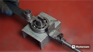 How to Make Metal Bender tools By Old Bearing  Handmade tools DIY [upl. by Ninnette]