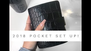 2018 Pocket Filofax Set up [upl. by Saba483]