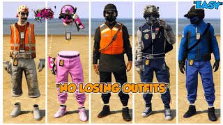 GTA 5 ONLINE  TOP 5 MODDED OUTFITS USING TRANSFER GLITCH DIRECTOR MODE GLITCH [upl. by Machutte]