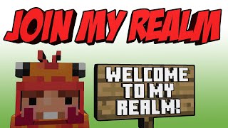 join my new minecraft bedrock realm Ep1 [upl. by Cohlier800]