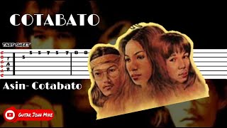 Cotabato Asin INTRO TABS GUITAR TUTORIAL [upl. by Gideon]