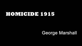 Homicide 1915  George Marshall  Walworth Murders  British Executions  Capital Punishment UK [upl. by Ahsitam]