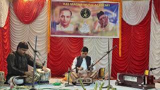 Raga kirwani live performance ll Tapas bala on santoor ll Samir Nandi on Tabla ll santoor [upl. by Nebuer534]