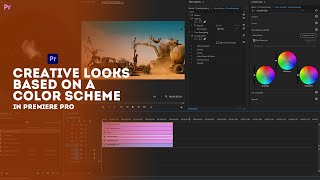 Creative Looks Based on a Color Scheme In Premiere pro  Lumetri Color Grading  Color Grading [upl. by Burleigh]