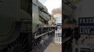 GWR Hall class 6989 ‘whitewick hall’ leaving Sheffield Park station the bluebell railway [upl. by Sven]