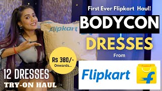 Trendy Bodycon Dresses from FLIPKART 😍 Tryon  Honest Review  gimaashi [upl. by Fishbein]