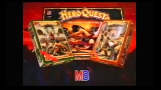 Hero Quest MBGames Workshop  TV Reclame 02 1990 [upl. by Enirual]