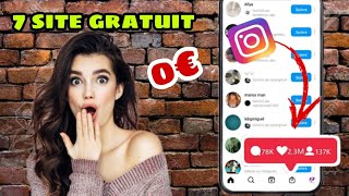 7 site pour avoir des abonnés instagram gratuitement en 2023 🎉 [upl. by Daryle]