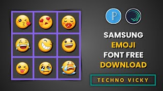 Samsung emoji font free download 😍 New font free Download  Alight Motion  PixelLab  Pic Arts 😍🌿 [upl. by Ethelred]