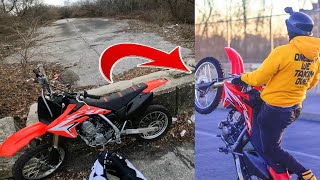 HOW TO WHEELIE CRF150R OR ANY DIRTBIKE BEST amp EASIEST WAY [upl. by Goldberg]