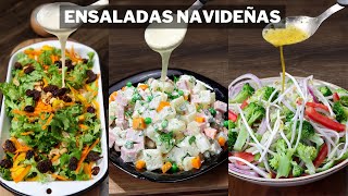 3 Ensaladas y Vinagretas Fáciles Para Acompañar Tus Cenas Navideñas En Un Toque  Parte 1  Abelca [upl. by Idnib362]