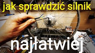 Rower elektrycznyjak najłatwiej sprawdzić silnik [upl. by Thgiwed101]