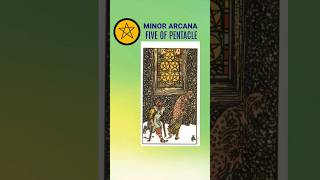 FIVE OF PENTACLES  FULL VIDEO ON CHANNEL tarot trending ytshorts [upl. by Rachel813]