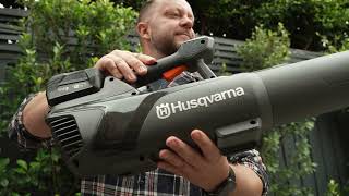 Husqvarna Aspire™ Battery Leaf Blower  With Walt Collins [upl. by Remoh]