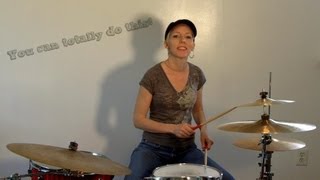 Beginner Drum Lesson  68 beat  Praise and Worship [upl. by Edson]