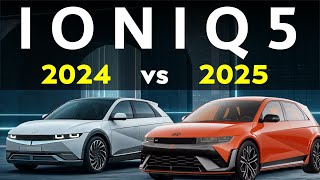 2024 vs 2025 IONIQ 5 A HeadtoHead Comparison  BIG UPGRADES [upl. by Krantz712]