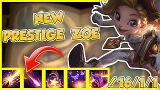 ✨🧙THE ACTUAL BEST ZOE SKIN  Prestige Arcanist Zoe PBE Gameplay  GM 1 Million Point Zoe Main [upl. by Ereveneug684]