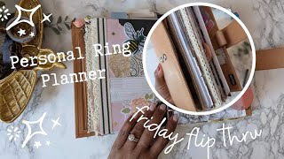 Personal Ring Planner  Friday Flip Through 6 [upl. by Amaj746]