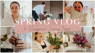 First weekend of Spring Vlog 🌸 6 Spring Seasonal Living Tips 🌷🌼 [upl. by Annai]