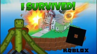 WILL I SURVIVE FROM NATURAL DISASTERS IN ROBLOX [upl. by Bible]