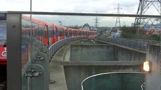 DLR  Canning Town Station [upl. by Suiddaht]