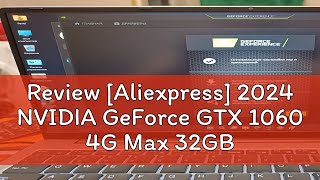 Review Aliexpress 2024 NVIDIA GeForce GTX 1060 4G Max 32GB Laptops Windows 10 11 Pro Computer Off [upl. by Otreblig]